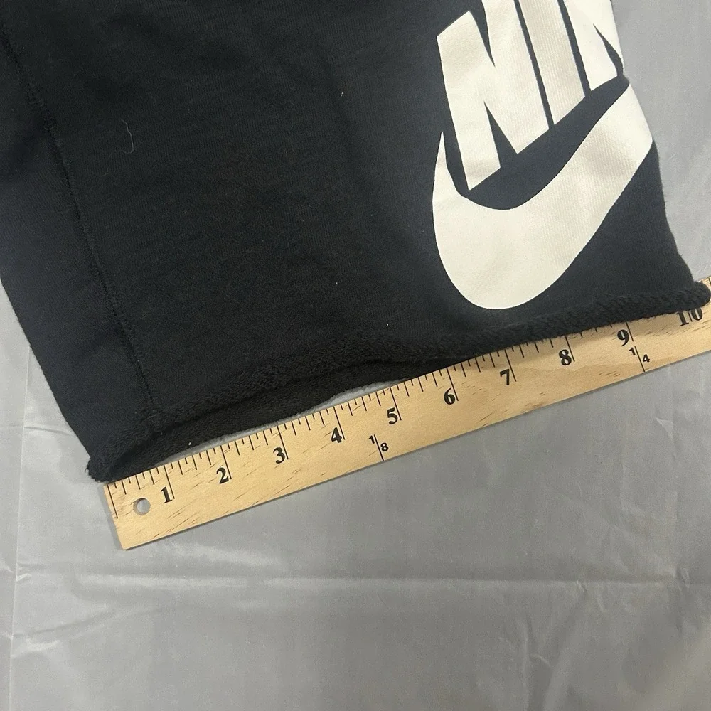 Nike Air Black Shorts Men's Small Black Fleece Wrap Around